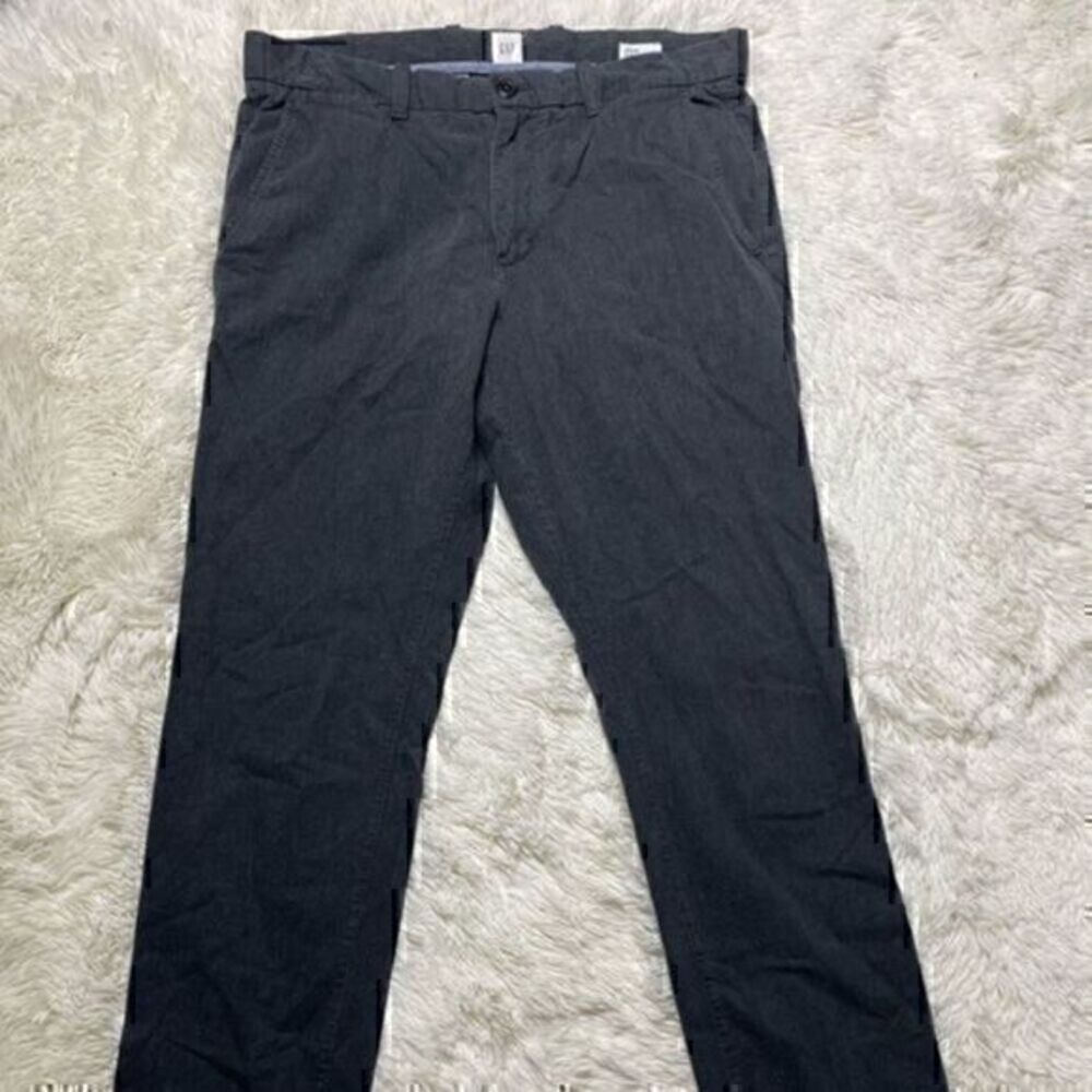 Men’s Blue/Gray GAP Slim Trousers size 33 x 34